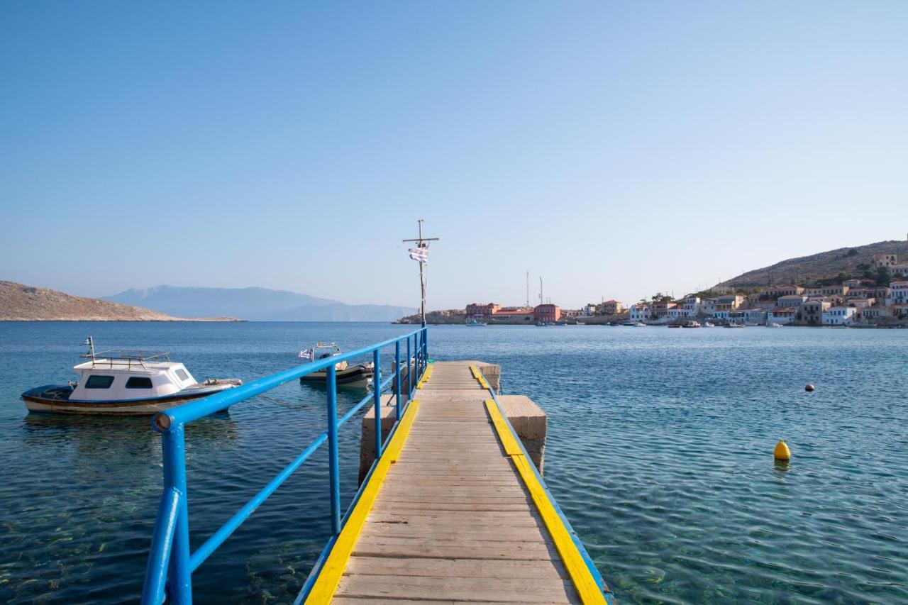 Villa Little Karafillias Chalki House Exterior foto