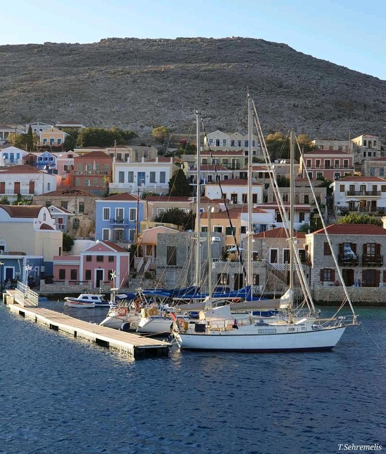 Villa Little Karafillias Chalki House Exterior foto